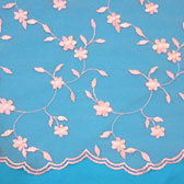 Hímzett menyasszonyi tüll - HOLLYWOOD